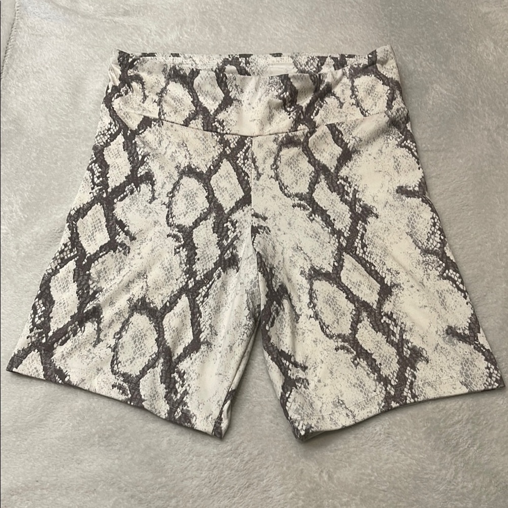 Snake Print Women's Shorts